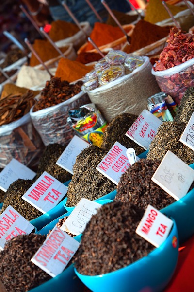 Spice and Tea stall Anjuna Flea Market GOA