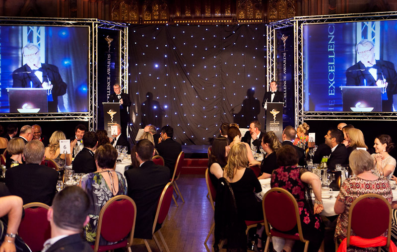 Rowlands Excellence awards manchester town hall event photography