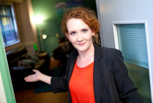 Jennie McAlpine opening the Sanctuary moss side manchester