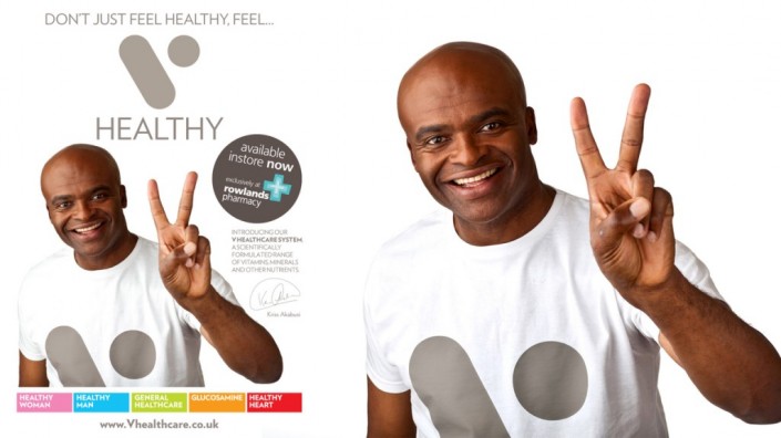 Poster featuring Kris Akabusi