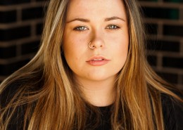 Actor headshot featuring Megan Hobday