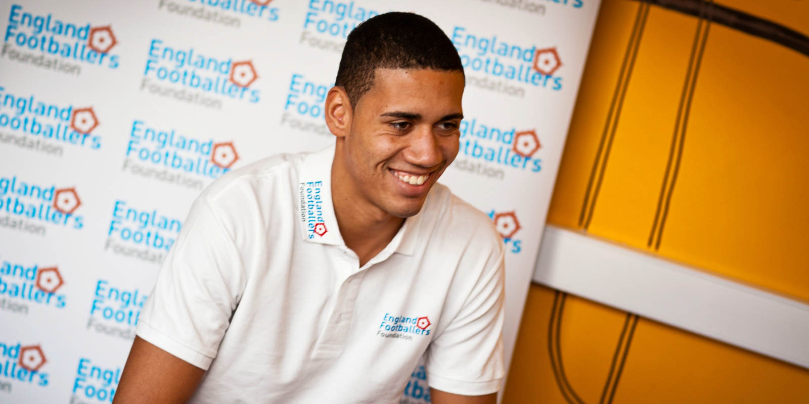 Chris Smalling PR Shoot factory youth zone Manchester • Neilson Reeves Photography