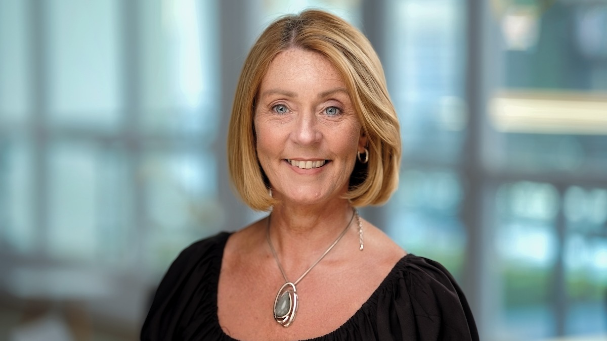 Atractive mature woman smiling at camers professional headshot